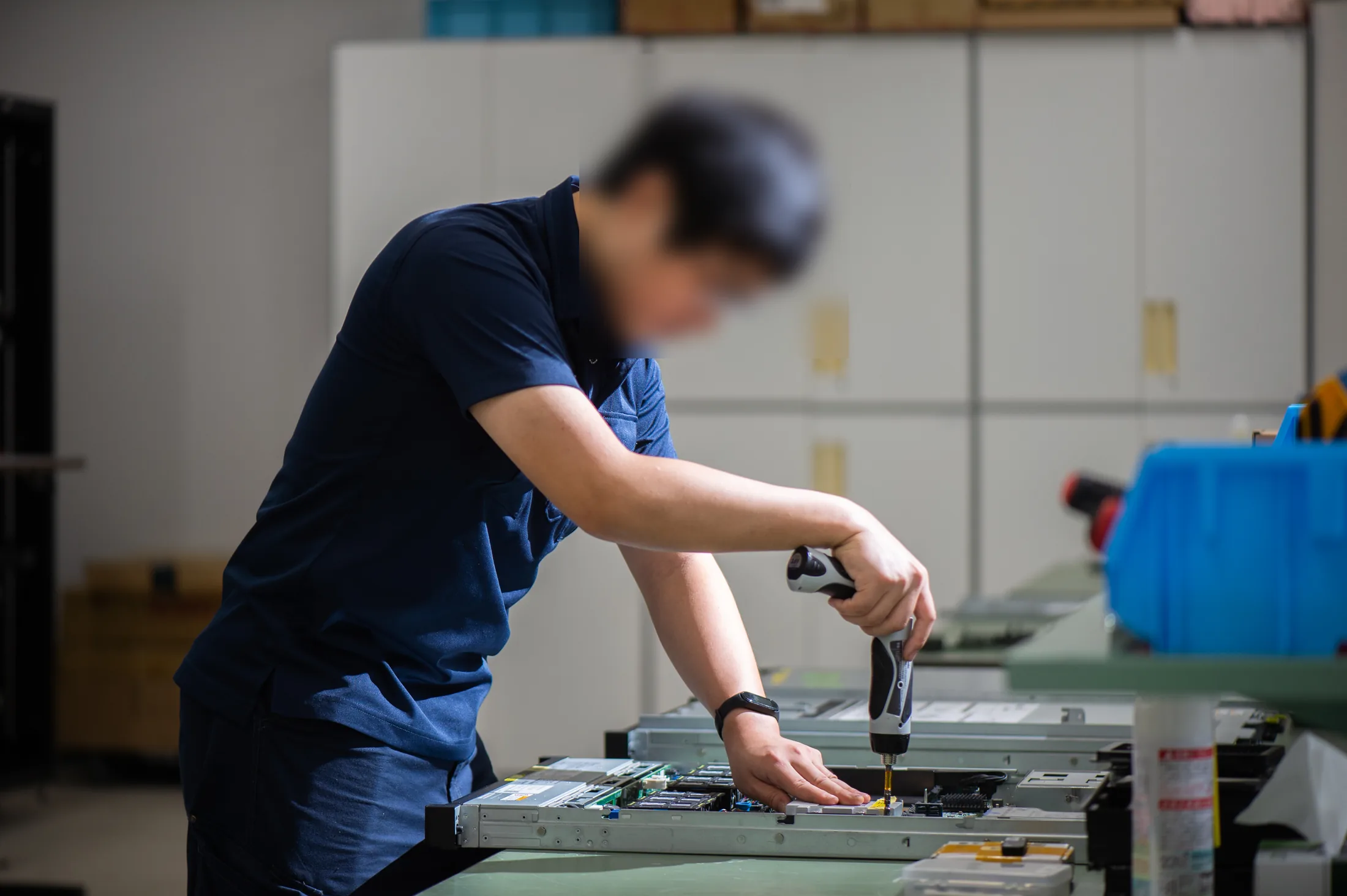 川口テクニカルセンターでの作業風景