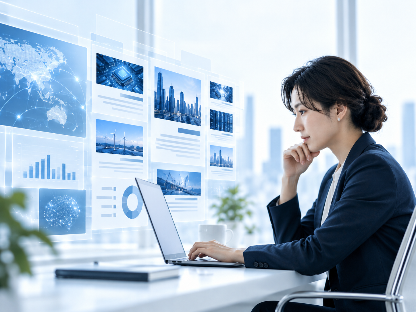 IT・AI業界の最新ニュースを収集・整理・解説するイメージ